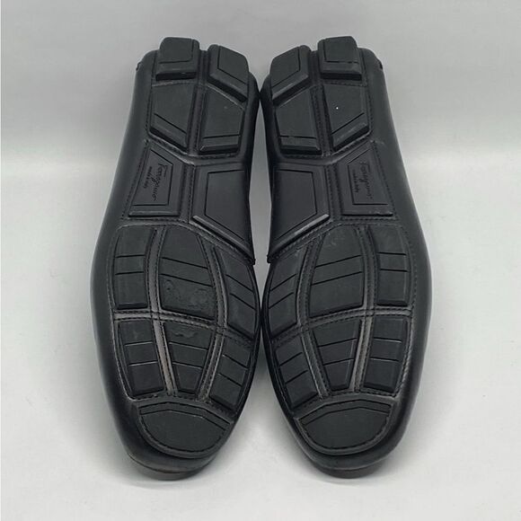 Salvatore Ferragamo Newton Leather Moccasins Loafers size 7E - Picture 11 of 12